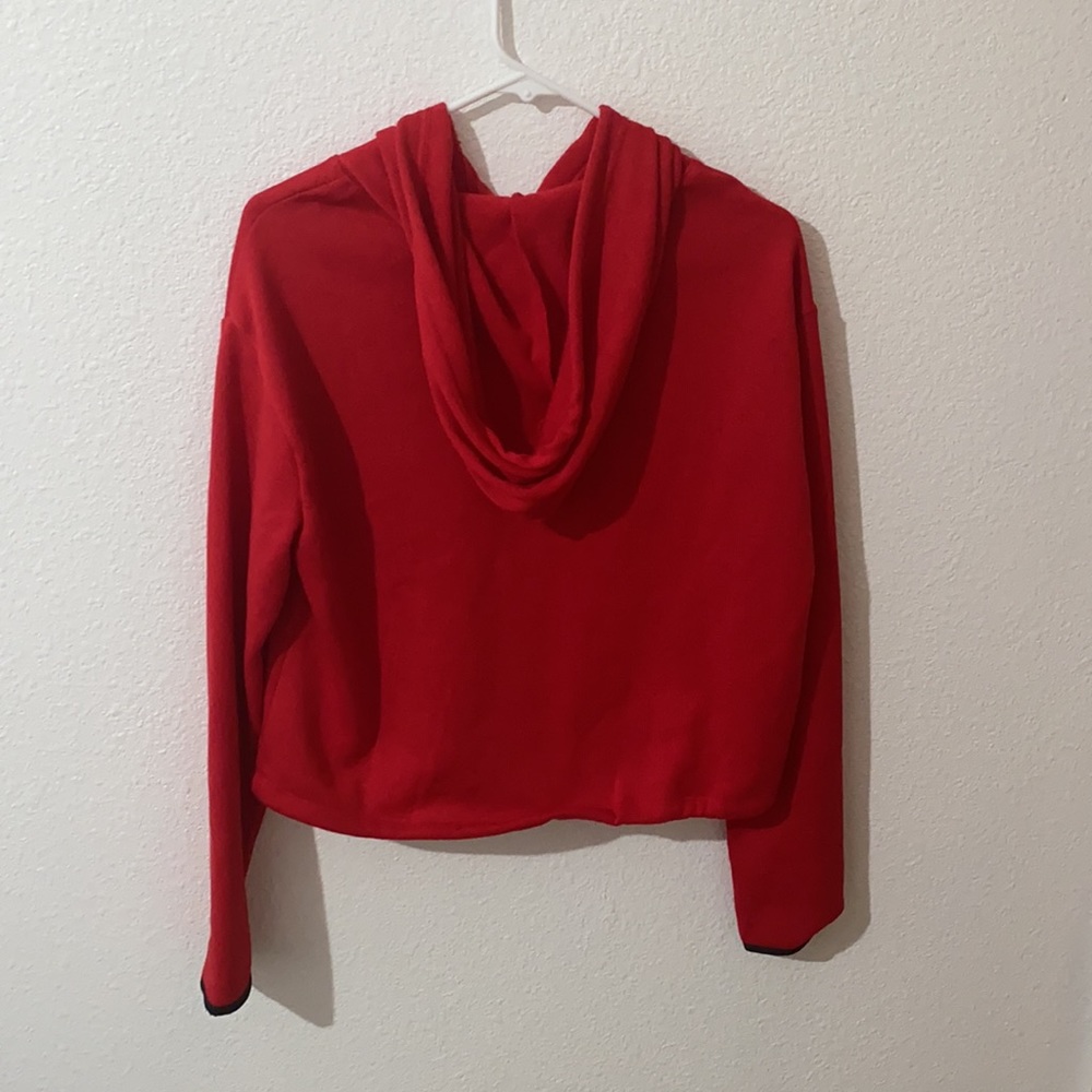 Pink Victoria Secret cropped hoodie. - Picture 4 of 4